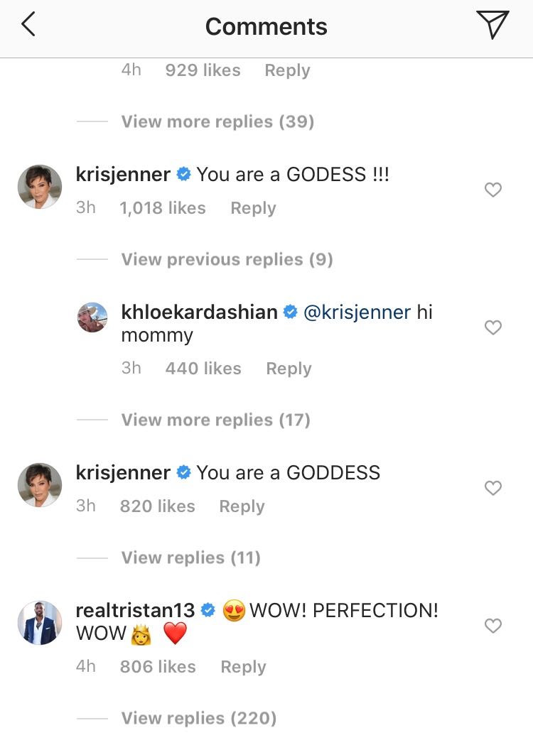 Tristan Thompson, Khloe Kardashian, Instagram, Comment Tristan Thompson, Khloe Kardashian, Instagram, Comment